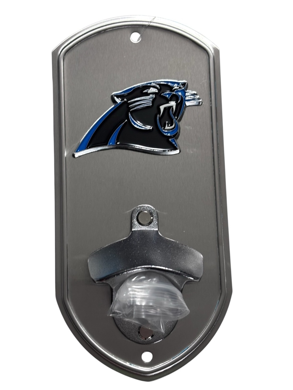 NFL Carolina Panthers Wall Mounted Bottle Opener 45223
